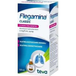 Flegamina 4mg/5ml syrop smak malinowy 120ml
