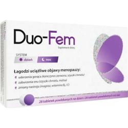 Duo-FeM x 28 tabletek na dzień + 28 tabletek na noc