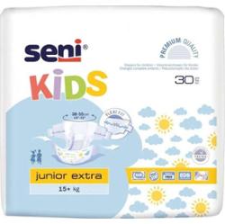 SENI KIDS JUNIOR EXTRA Pieluchomajtki 15+ kg x 30 sztuk