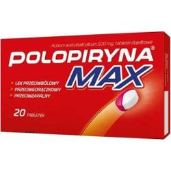 POLOPIRYNA MAX 0,5g x 20 tabletek dojelitowych