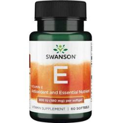 SWANSON Witamina E 400 IU x 60 kapsułek