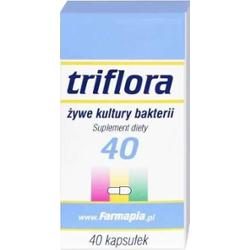TRIFLORA Żywe kultury bakterii x 40 kapsułek