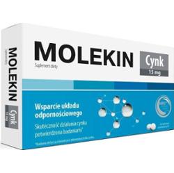 Molekin Cynk 15mg x 30 tabletek