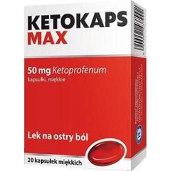 Ketokaps Max 0,05g x 20 kapsułek