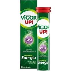VIGOR UP Fast x 20 tabletek musujących smak owoce leśne