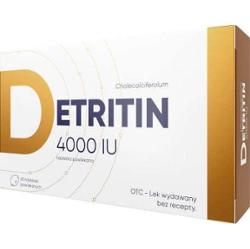 Detritin 4000IU x 60 tabletek powlekanych