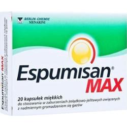 ESPUMISAN MAX x 20 kapsułek