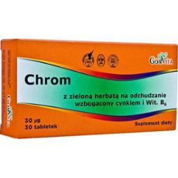 CHROM z zieloną herbatą x 30 tabl.