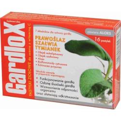 GARDLOX x 16 tabletek do ssania smak ziołowy