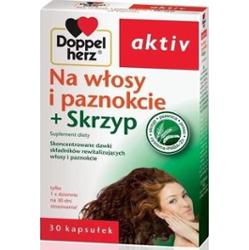 Doppelherz aktiv Na włosy i paznokcie + skrzyp x 30 kapsułek