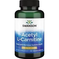 SWANSON Acetyl L-Carnitine 500mg x 100 kapsułek