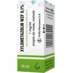 XYLOMETAZOLIN 0,1% krople 10ml