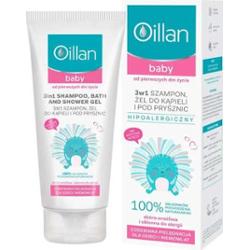 OILLAN BABY 3w1 Szampon, żel do kąpieli i pod prysznic 200ml