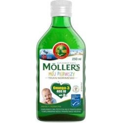 Moller’s Mój Pierwszy Tran Norweski płyn 250ml- krótka data