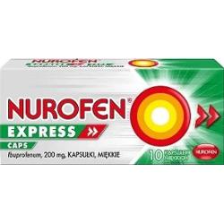 Nurofen Express Caps 200mg x 10 kapsułek