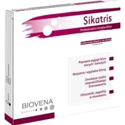 SIKATRIS silikonowe plastry na blizny 10 x 10cm x 1 sztuk