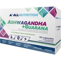 ALLNUTRITION Ashwagandha + Guarana x 30 kapsułek