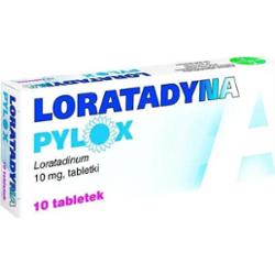 LORATADYNA Pylox 10mg x 10 tabletek