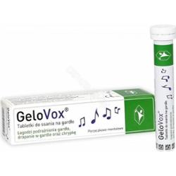 GeloVox porzeczka-mentol x 20 pastylek do ssania