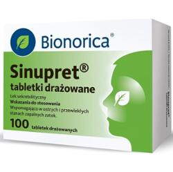 SINUPRET x 100 drażetek