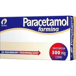 Paracetamol Farmina 500mg x 10 czopków