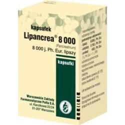 LIPANCREA 8000 x 50 kapsułek