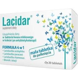 LACIDAR x 20 tabletek