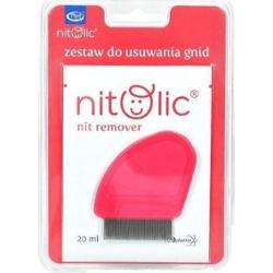 PIPI NITOLIC Zestaw do usuwania gnid saszetka 20ml+grzebień