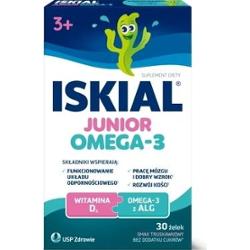 Iskial Junior Omega-3 żelki x 30 sztuk