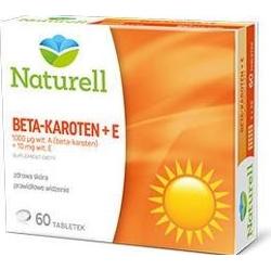 Beta Karoten + Witamina E x 60 tabletek