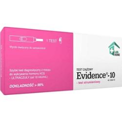 Test Evidence-10 strumieniowy ciążowy x 1 sztuka