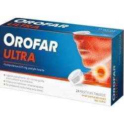 OROFAR ULTRA 8,75mg x 24 pastylek