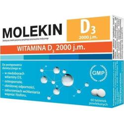 Molekin D3 2000 j.m x 60 tabletek