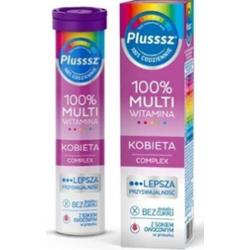 Plusssz 100% Multiwitamina Kobieta Complex x 20 tabletek musujących