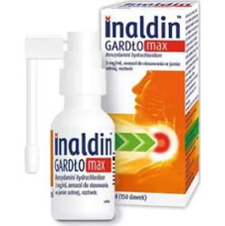 Inaldin Gardło MAX aerozol do stosowania w jamie ustnej 30ml