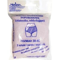 Majtki poporodowe siatka rozmiar 38-40 x 2 szt