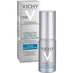 VICHY Liftactiv Supreme 10 serum przeciwzmarszczkowe na oczy wzmacniające rzęsy 15ml