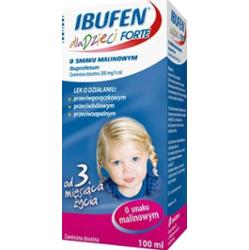 IBUFEN Forte zawiesina dla dzieci smak malinowy 100ml
