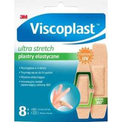 VISCOPLAST Ultra Stretch plastry x 8 sztuk