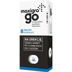 Maxigra Go 25mg x 8 tabletek