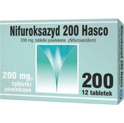 NIFUROKSAZYD 200mg x 12 tabletek