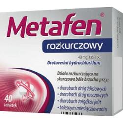 Metafen rozkurczowy 40mg x 40 tabletek