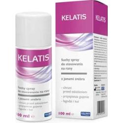 Kelatis suchy spray do stosowania na rany z jonami srebra 100ml