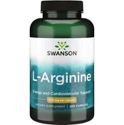 SWANSON L-arginina 500mg x 200 kapsułek