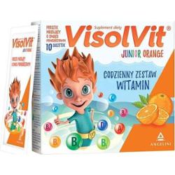 VISOLVIT Junior smak pomarańczowy x 10 saszetek