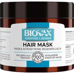 L'Biotica BIOVAX Intensywnie regenerująca maseczka do włosów Keratyna + Jedwab 250 ml