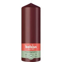 Bolsius Essentials Aksamitna Czerwień świeca pieńkowa 200/68mm