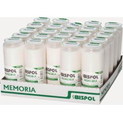Bispol Memoria w04 wkłady olejowe do zniczy 3,5 dnia palenia 24 sztuki