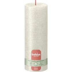 Bolsius Rustic Shimmer Kremowa świeca dekoracyjna 190/68 mm