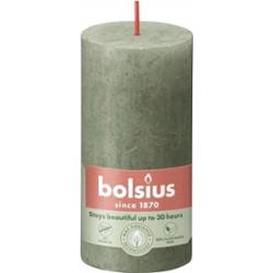 Bolsius Rustic Shine Zielona Oliwka świeca dekoracyjna 100/50